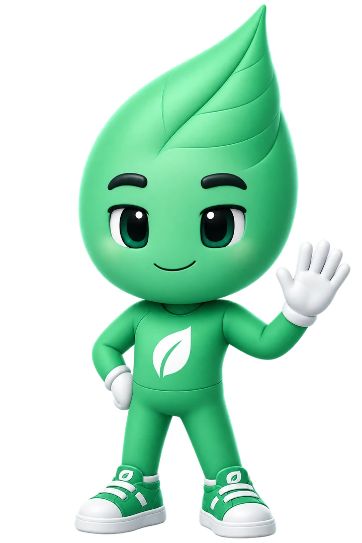 Minty, the ReMint mascot